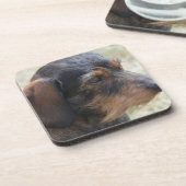 Dessous-de-verre Fil mignon Dashchund d'une chevelure (Côté gauche)