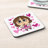 Dessous-de-verre Fille de ballerine (Côté gauche)