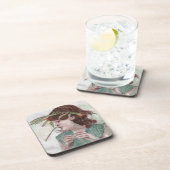 Dessous-de-verre Fille de guirlande par Theresa Hartman (Côté Droit)