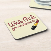 Dessous-de-verre Filles blanches (Côté gauche)