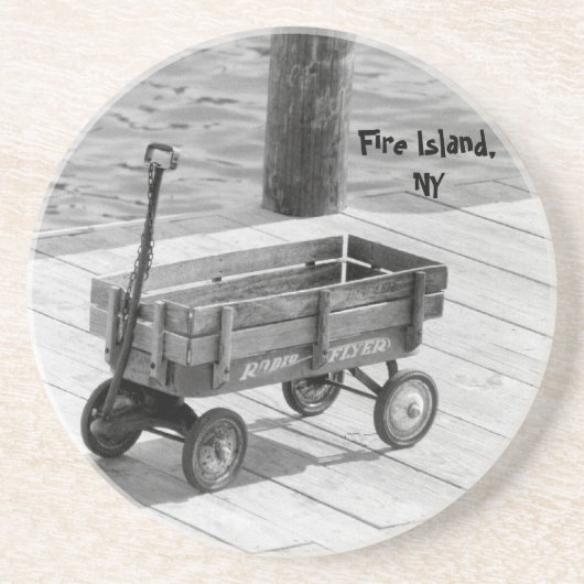 dessous de verre "Fire Island Wagon" (Devant)