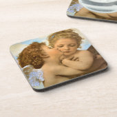 Dessous-de-verre First Kiss (détail d'ange) par Bouguereau (Côté gauche)