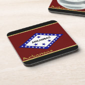 Dessous-de-verre Flag de l'Arkansas (Côté gauche)