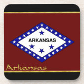 Dessous-de-verre Flag de l'Arkansas (Devant)