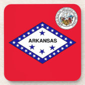 Dessous-de-verre Flag de l'Arkansas (Devant)