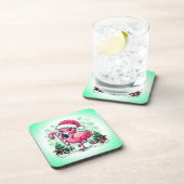 Dessous-de-verre Flamant de Noël Sublimation Clipart-30424 (Côté Droit)