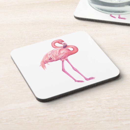 DESSOUS-DE-VERRE FLAMANT ROSE 2 (Côté gauche)