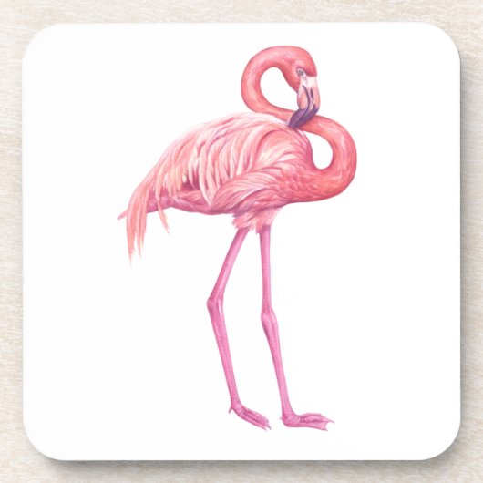 DESSOUS-DE-VERRE FLAMANT ROSE 2 (Devant)