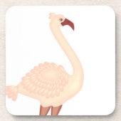 Dessous-de-verre Flamant rose de pêche (Devant)