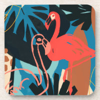 Flamant rose funky