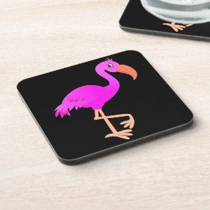 Dessous de verre Flamant rose rose - Vos couleurs