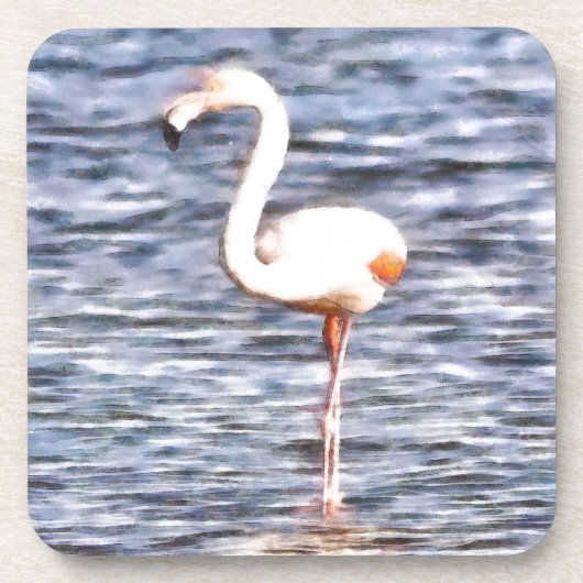 Dessous-de-verre Flamant rose sauvage (Devant)
