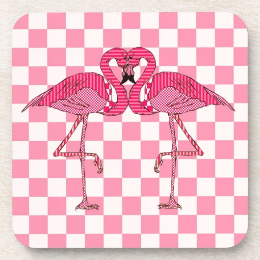 Dessous-de-verre Flamants roses (Devant)