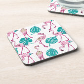 Dessous-de-verre Flamants roses roses (Côté gauche)