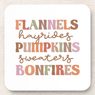 Dessous-de-verre Flannings Bonfires Citrouille