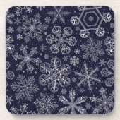 Dessous-de-verre Flèches blanches sur bleu (Devant)