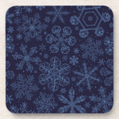 Dessous-de-verre Flèches bleues sur bleu (Devant)