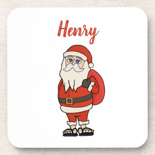 Dessous-de-verre Flèches de Noël du Père Noël sur mesure (Devant)