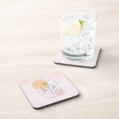 Dessous-de-verre Fleur (Côté Droit)