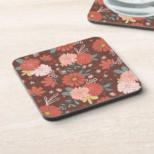 Dessous-de-verre Fleur (Côté gauche)