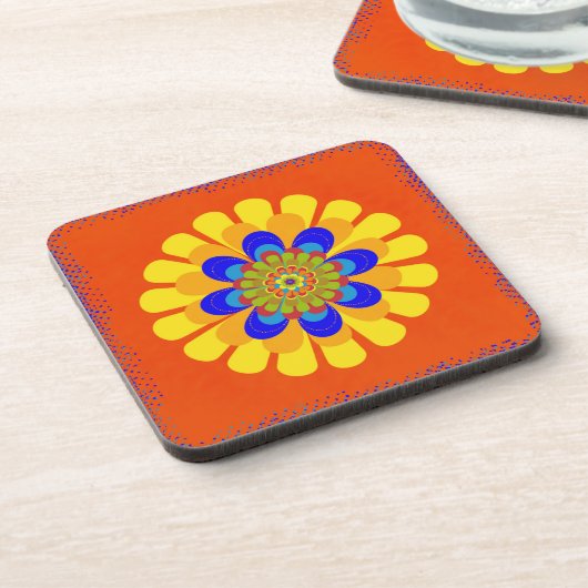 Dessous-de-verre Fleur (Côté gauche)