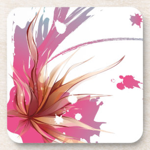 Dessous-de-verre Fleur Abstraite d'Hibiscus