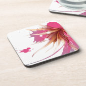 Dessous-de-verre Fleur Abstraite d'Hibiscus (Côté gauche)