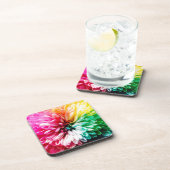 Dessous-de-verre fleur arc-en-ciel (Côté Droit)