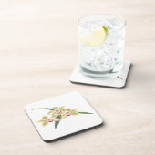 Dessous-de-verre Fleur avec feuille (Côté Droit)