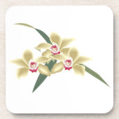 Dessous-de-verre Fleur avec feuille (Devant)