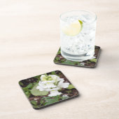 Dessous-de-verre Fleur blanche (Côté Droit)