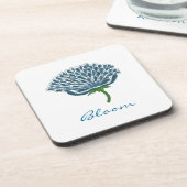 Dessous-de-verre Fleur Bleue Tendance (Côté gauche)