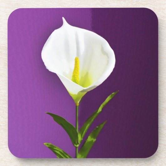Dessous-de-verre Fleur Cala Lily (Devant)