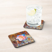 Dessous-de-verre Fleur colorée (Côté Droit)