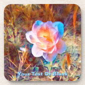 Dessous-de-verre Fleur colorée (Devant)