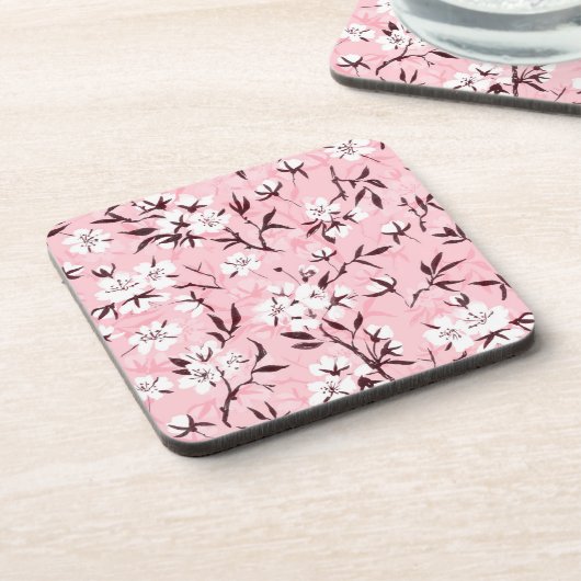 Dessous-de-verre Fleur de cerisier blanc (Côté gauche)