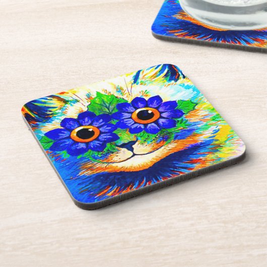 Dessous-de-verre Fleur de chat (Côté gauche)