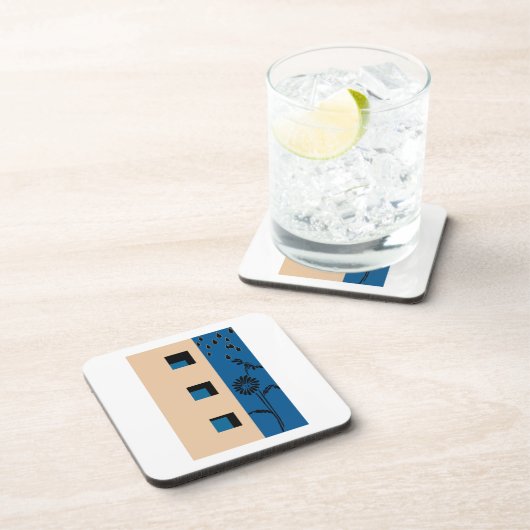 Dessous-de-verre Fleur de construction (Côté Droit)