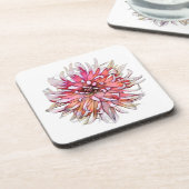 DESSOUS-DE-VERRE FLEUR DE DAHLIA (Côté gauche)