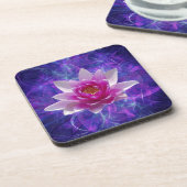 Dessous-de-verre Fleur de lotus rose et signification (Côté gauche)