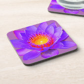 Dessous-de-verre Fleur de lotus violette (Côté gauche)