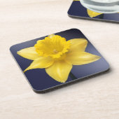 Dessous-de-verre Fleur de Narcisse jaune peinture à l'aquarelle flo (Côté gauche)