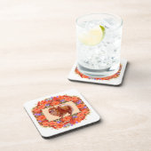 Dessous-de-verre Fleur de Poméranie (Côté Droit)
