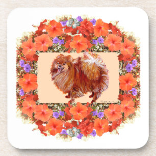 Dessous-de-verre Fleur de Poméranie