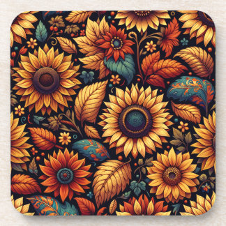 Dessous-de-verre "Fleur de récolte" personnalisable