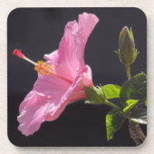 Dessous-de-verre Fleur d'Hibiscus de Profil (Devant)