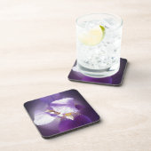 Dessous-de-verre fleur d'iris pourpre (Côté Droit)