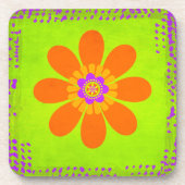 Dessous-de-verre Fleur hippie (Devant)