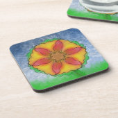 Dessous-de-verre Fleur impeccable (Côté gauche)