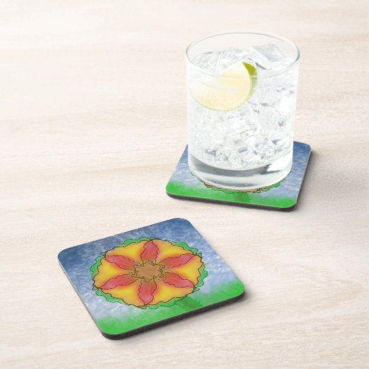 Dessous-de-verre Fleur impeccable (Côté Droit)